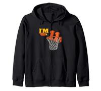 J'Ai 11 Ans, Basket-Ball, 11e Anniversaire, Anniversaire Sportif, garçon Sweat à Capuche