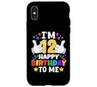 J'Ai 12 Ans Joyeux Anniversaire à Moi 12e Anniversaire Amusant Coque pour iPhone X/XS