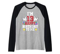 J'Ai 13 Ans Joyeux Anniversaire, 13e Anniversaire Officiel de Mon Adolescence Manche Raglan