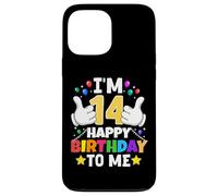 J'Ai 14 Ans Joyeux Anniversaire à Moi, 14e Anniversaire Amusant Coque pour iPhone 13 Pro Max