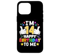 J'Ai 14 Ans Joyeux Anniversaire à Moi, 14e Anniversaire Amusant Coque pour iPhone 16 Pro Max