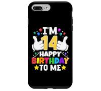 J'Ai 14 Ans Joyeux Anniversaire à Moi, 14e Anniversaire Amusant Coque pour iPhone 7 Plus/8 Plus