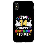 J'Ai 14 Ans Joyeux Anniversaire à Moi, 14e Anniversaire Amusant Coque pour iPhone X/XS