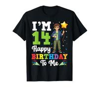 J'Ai 14 Ans, Joyeux Anniversaire à Moi, Party Celebration Boy T-Shirt