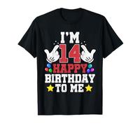 J'Ai 14 Ans Joyeux Anniversaire à Moi, Un Anniversaire Amusant pour Un garçon de 14e Anniversaire T-Shirt