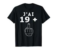 J'ai 19 + 1 Humour 20e Anniversaire 2000 20 Ans Homme Femme T-Shirt