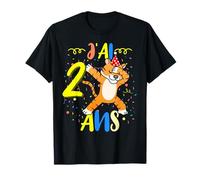 J'ai 2 Ans 2e Anniversaire Tigre T-Shirt