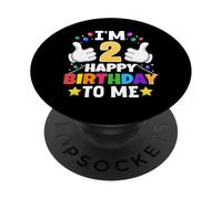 J'Ai 2 Ans, Cadeaux, Joyeux Anniversaire, 2e Anniversaire Amusant PopSockets PopGrip Adhésif