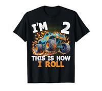 J'ai 2 ans, This is How I Roll Monster Truck, 2e anniversaire, garçons T-Shirt