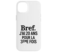 J'Ai 20 Ans pour La 3ème Fois Idée Drôle Anniversaire 60 Ans Coque pour iPhone 14 Plus