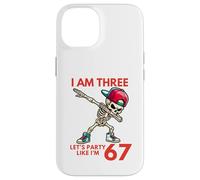 J'Ai 3 Ans, 3e Anniversaire, 67 Ans, Fête comme si J'avais 6 Ans, 7 garçons Coque pour iPhone 14