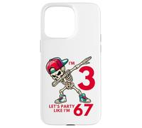 J'Ai 3 Ans, 3e Anniversaire, 67 Ans, Fête comme si J'avais 6 Ans, 7 garçons Coque pour iPhone 15 Pro Max