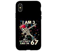 J'Ai 3 Ans, 3e Anniversaire, 67 Ans, Fête comme si J'avais 6 Ans, 7 garçons Coque pour iPhone X/XS