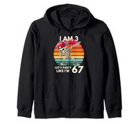J'Ai 3 Ans, 3e Anniversaire, 67 Ans, Fête comme si J'avais 6 Ans, 7 garçons Sweat à Capuche