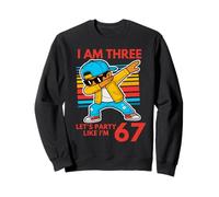 J'Ai 3 Ans, 3e Anniversaire, 67 Ans, Fête comme si J'avais 6 Ans, 7 garçons Sweatshirt
