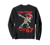 J'Ai 3 Ans, 3e Anniversaire, 67 Ans, Fête comme si J'avais 6 Ans, 7 garçons Sweatshirt