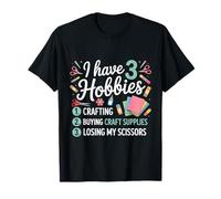J'Ai 3 Loisirs : bricoler, Acheter, Perdre Mes Ciseaux T-Shirt