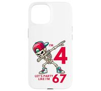 J'Ai 4 Ans, 4e Anniversaire, 67 Ans, Fête comme si J'avais 6 Ans, 7 garçons et Enfants Coque pour iPhone 15