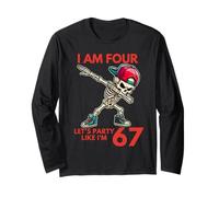 J'Ai 4 Ans, 4e Anniversaire, 67 Ans, Fête comme si J'avais 6 Ans, 7 garçons et Enfants Manche Longue