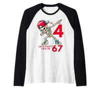 J'Ai 4 Ans, 4e Anniversaire, 67 Ans, Fête comme si J'avais 6 Ans, 7 garçons et Enfants Manche Raglan
