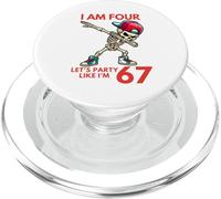 J'Ai 4 Ans, 4e Anniversaire, 67 Ans, Fête comme si J'avais 6 Ans, 7 garçons et Enfants PopSockets PopGrip pour MagSafe
