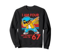 J'Ai 4 Ans, 4e Anniversaire, 67 Ans, Fête comme si J'avais 6 Ans, 7 garçons et Enfants Sweatshirt