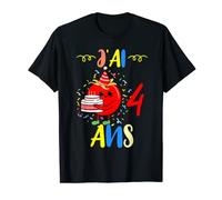 J'ai 4 Ans 4e Tomate Anniversaire T-Shirt
