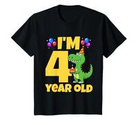 J'Ai 4 Ans, fête d'anniversaire, Dinosaure, garçon, T-Rex T-Shirt