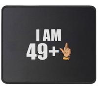 J'Ai 49 Ans + 1 Doigt d'honneur Mouse Pad Durable Tapis Souris Douce Tapis De Souris pour Maison Gamer Études 25X30Cm