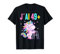 J'ai 49+ Ans Drôle 50 Ans Licorne 50e Anniversaire T-Shirt