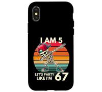 J'Ai 5 Ans, 5e Anniversaire, 67 Ans, Fête comme si J'avais 6 Ans, 7 garçons et Enfants Coque pour iPhone X/XS