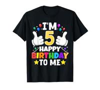 J'ai 5 ans, cadeaux, joyeux anniversaire, 5e anniversaire amusant T-Shirt