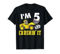 J'ai 5 Ans et J'Assure Camion Chantier Anniversaire T-Shirt