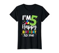 J'Ai 5 Ans, Joyeux Anniversaire, Petit garçon de 5 Ans T-Shirt Graphique avec Valeur
