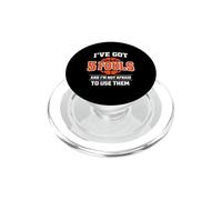 J'Ai 5 fautes et Je n'ai Pas Peur de Les Utiliser au Basket-Ball PopSockets PopGrip pour MagSafe