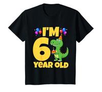 J'Ai 6 Ans, Dinosaure, Anniversaire, garçon, T-Rex, 6e Anniversaire T-Shirt