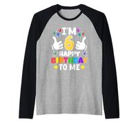 J'Ai 6 Ans Joyeux Anniversaire à Moi, 6e Anniversaire drôle Manche Raglan