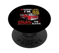 J'ai 6 ans, Sound The Alarm, pompier, 6e anniversaire PopSockets PopGrip Adhésif