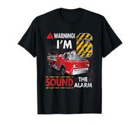 J'ai 6 ans, Sound The Alarm, pompier, 6e anniversaire T-Shirt
