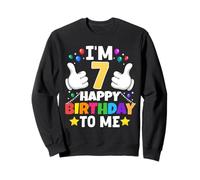 J'Ai 7 Ans Joyeux Anniversaire à Moi 7ème Anniversaire drôle Sweatshirt