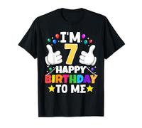 J'Ai 7 Ans Joyeux Anniversaire à Moi 7ème Anniversaire drôle T-Shirt