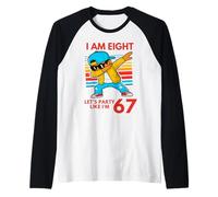 J'Ai 8 Ans, 8e Anniversaire, 67 Ans, Fête comme si J'avais 6 Ans, 7 garçons et Enfants Manche Raglan