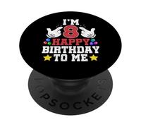 J'Ai 8 Ans, Joyeux Anniversaire, drôle, 8e Anniversaire, garçon PopSockets PopGrip Adhésif