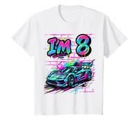 J'ai 8 ans, une voiture de course Graffiti, 8e anniversaire T-Shirt