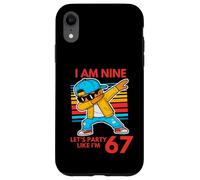 J'Ai 9 Ans, 9e Anniversaire, 67 Ans, Fête comme si J'avais 6 Ans, 7 garçons et Enfants Coque pour iPhone XR