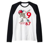 J'Ai 9 Ans, 9e Anniversaire, 67 Ans, Fête comme si J'avais 6 Ans, 7 garçons et Enfants Manche Raglan