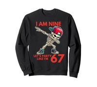 J'Ai 9 Ans, 9e Anniversaire, 67 Ans, Fête comme si J'avais 6 Ans, 7 garçons et Enfants Sweatshirt