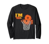 J'Ai 9 Ans, Basket-Ball, 9e Anniversaire, Anniversaire Sportif, garçon Manche Longue