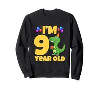 J'Ai 9 Ans, Dinosaure, Anniversaire, garçon, T-Rex, 9e Anniversaire Sweatshirt