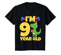 J'Ai 9 Ans, Dinosaure, Anniversaire, garçon, T-Rex, 9e Anniversaire T-Shirt